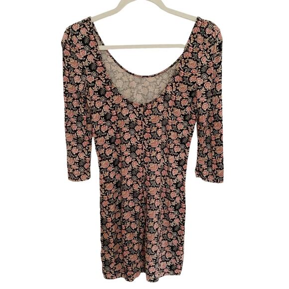 Intimately Free People Boho Florals Bodycon Tunic Dress Small - Picture 4 of 6